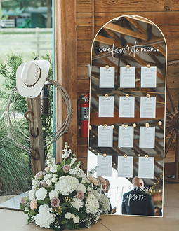Modern Tall Rounded Mirror