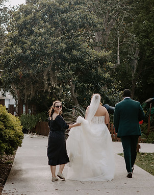 Wedding planner with couple