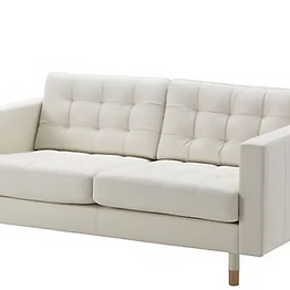 White Leather Couch
