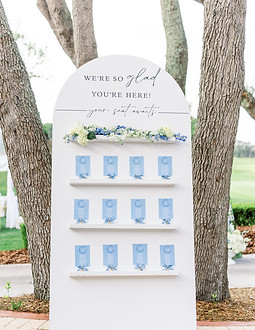 Large White Seating Chart